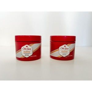 2X Old Spice High Endurance Hair Putty High Hold Matte & Finish 1.76 oz NEW